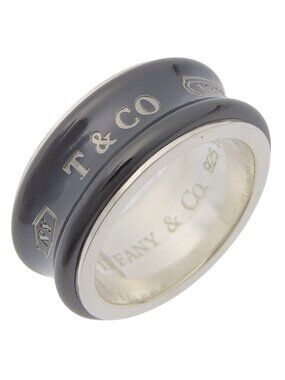 Tiffany & Co 1837 925 Sterling Silver Titanium Ring